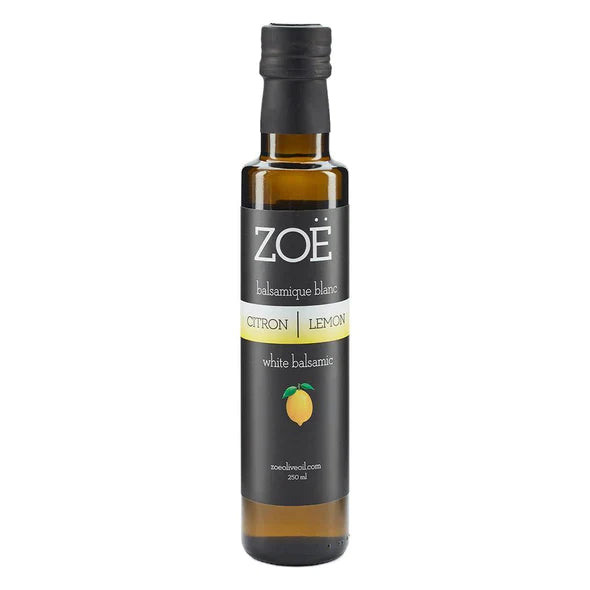 Zoe Lemon Infused White Balsamic Vinegar 250ml