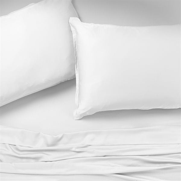 BAMBOU WHITE SHEET SET QUEEN