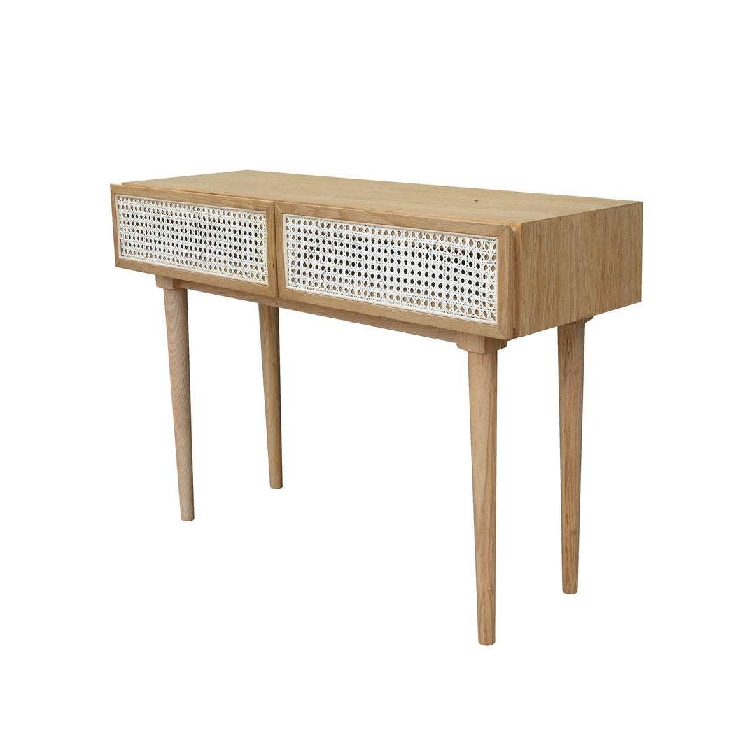 LH IMPORT LTD - TABLE CONSOLE EN ROTIN - NATUREL