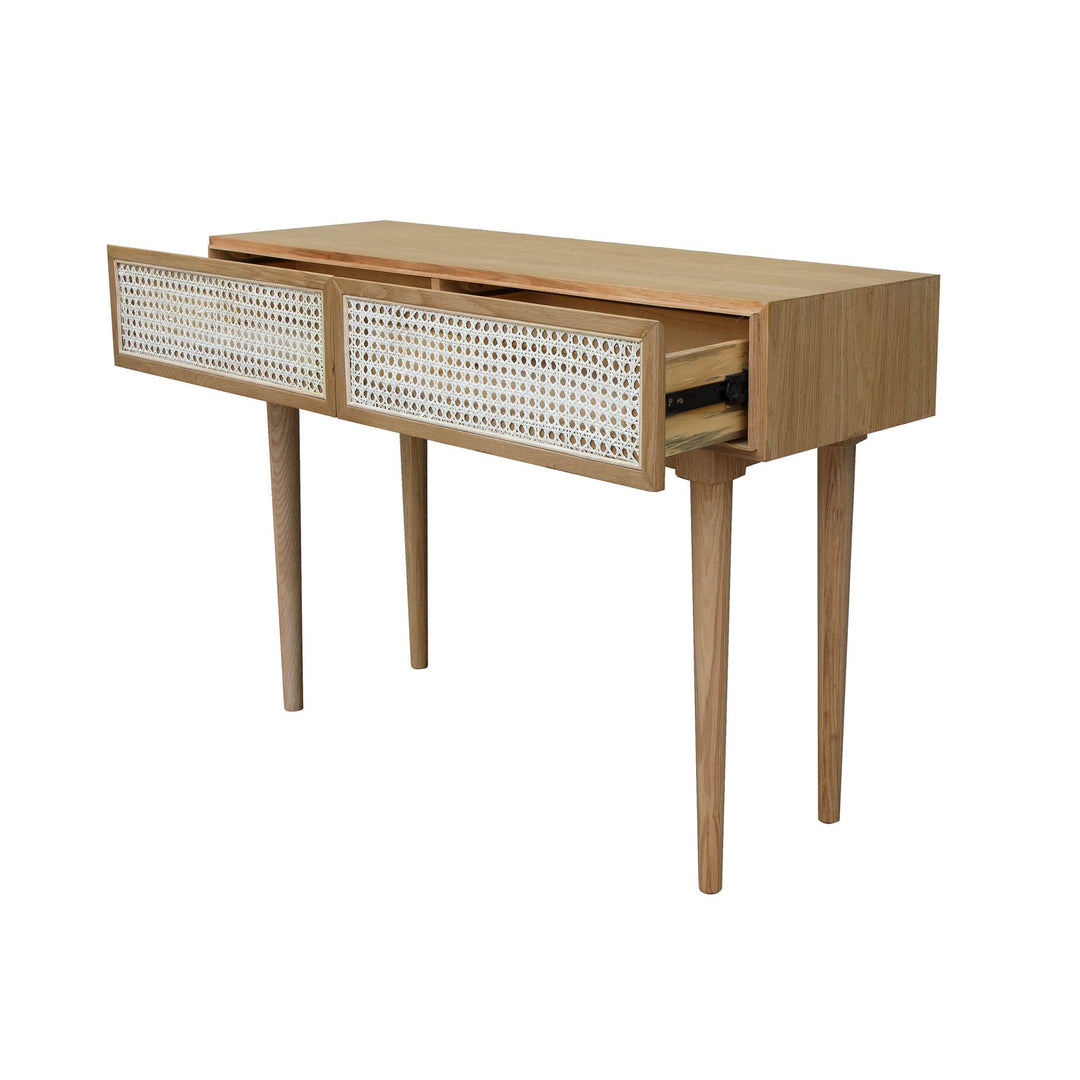 LH IMPORT LTD - TABLE CONSOLE EN ROTIN - NATUREL