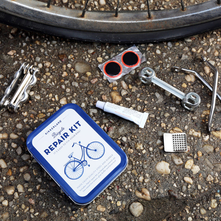 KIKKERLAND KIT DE RÉPARATION DE VÉLO ÉTAIN