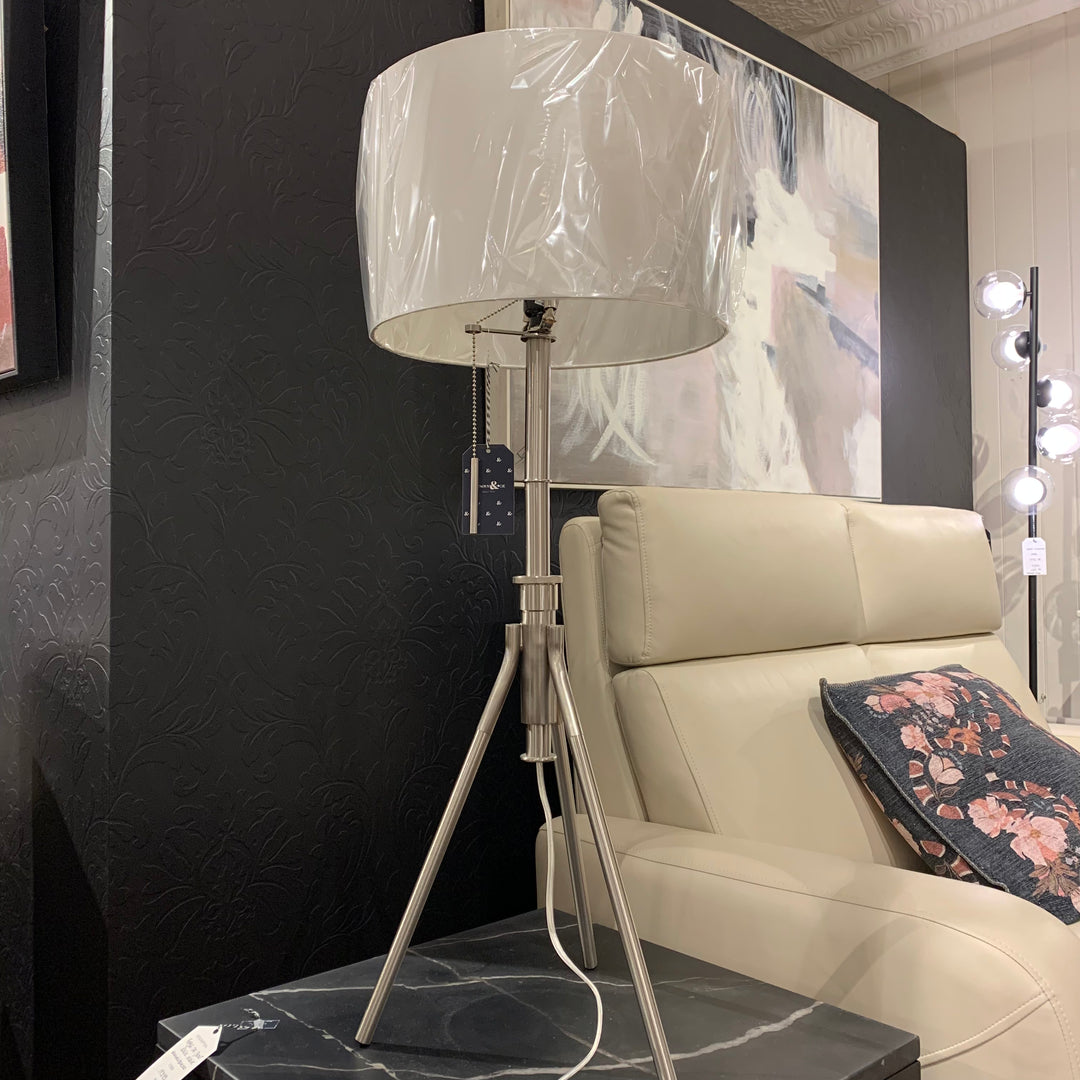 Tripod Stainless Steal Table Lamp
