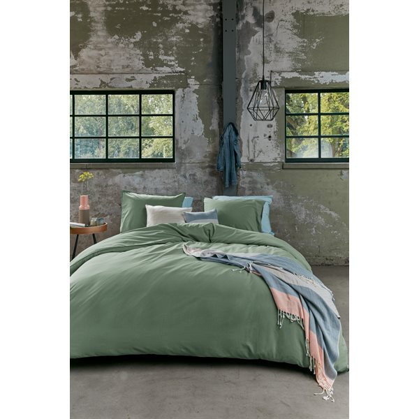 ORGANIC SAGE COTTON DUVET COVER DOUBLE/QUEEN