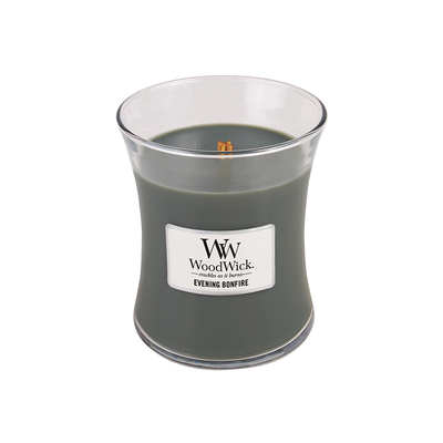 WoodWick Medium Candle - White Teak –