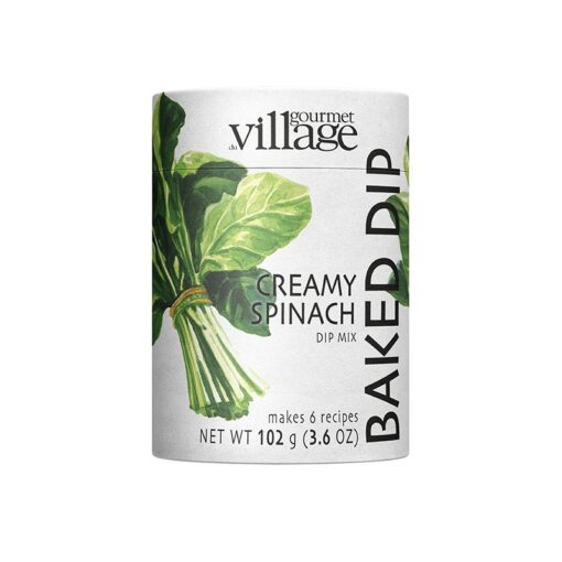 Gourmet du Village Creamy Spinach Baked Dip Canister