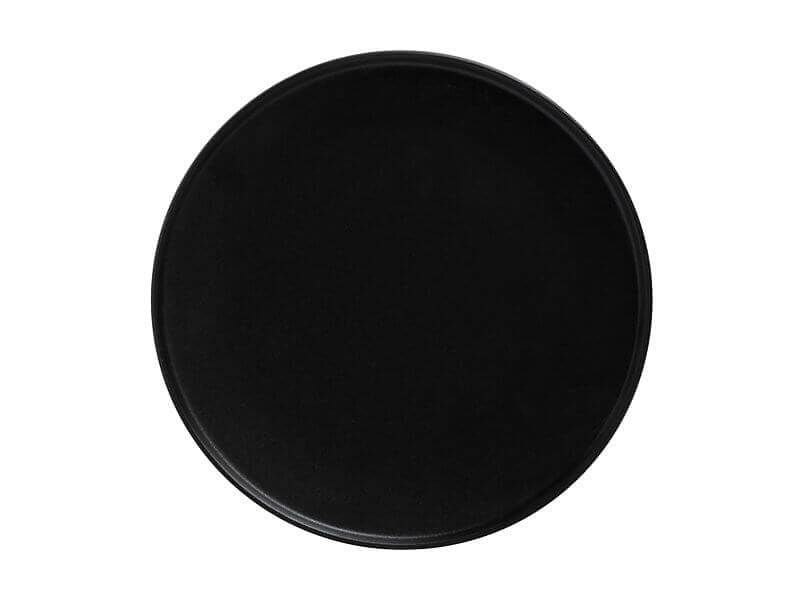 Assiette CAVIAR noir 24.5cm