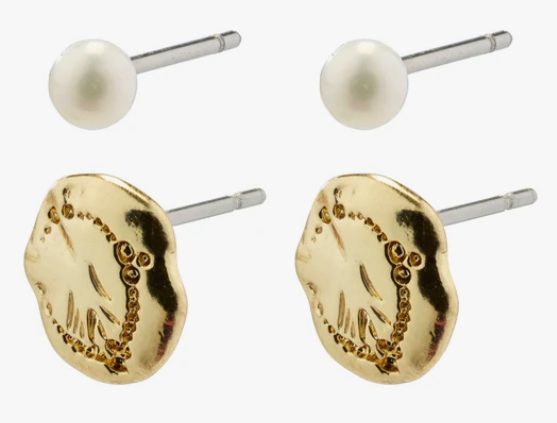 Ensemble de boucles d'oreilles Pilgrimmm Jola Pearl