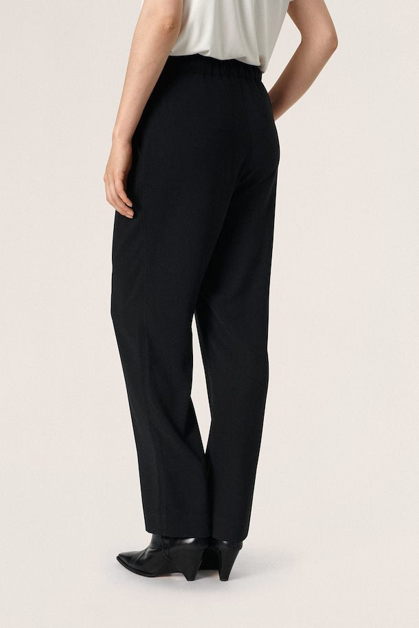 SOAKED IN LUXURY SHIRLEY TROUSERS BLACK