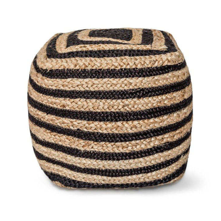 Style In Form Bohemian Jute Pouf