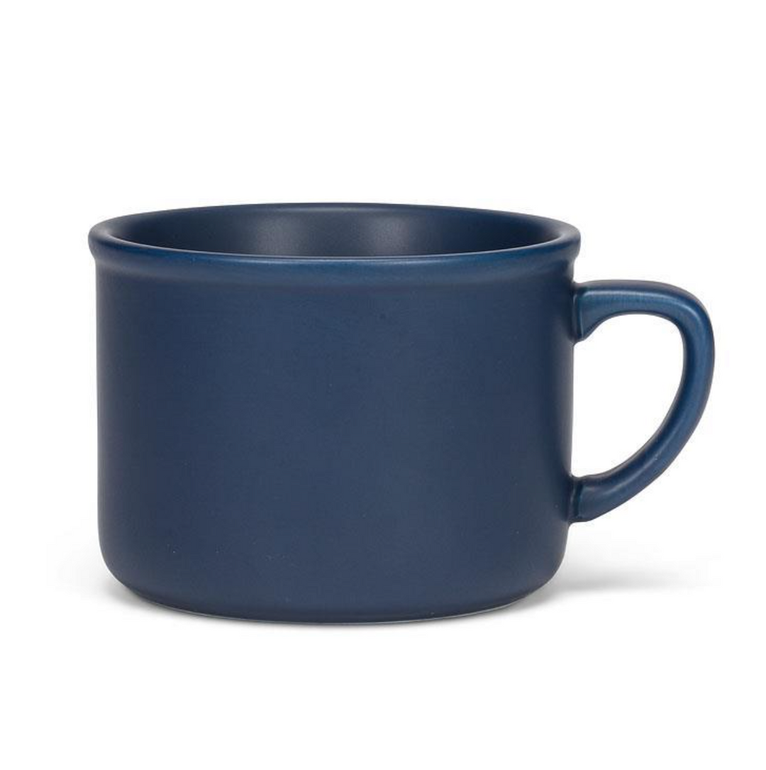 CLASSIC MATTE CAPPUCCINO CUP - NAVY