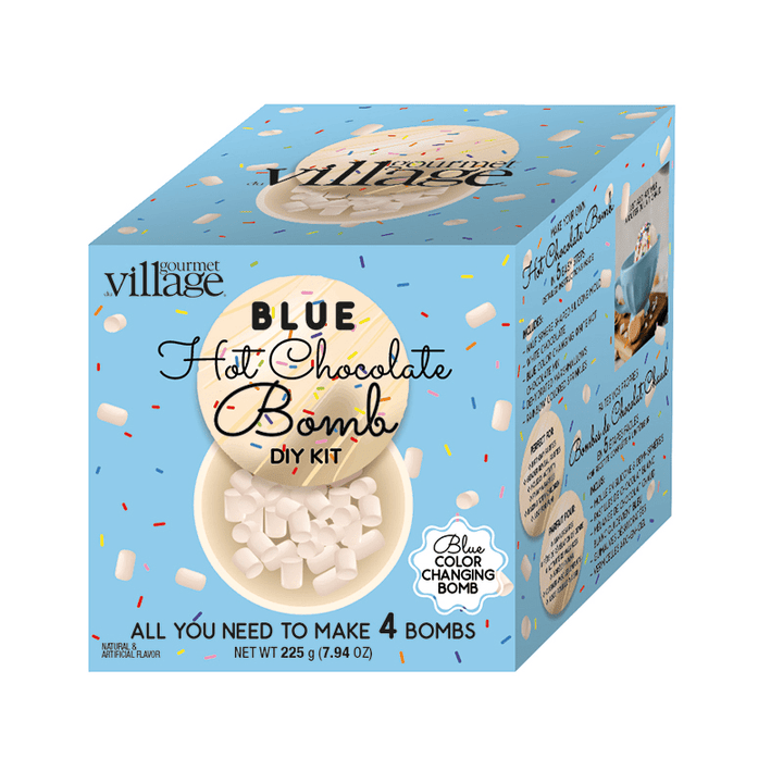 Gourmet du Village Blue Hot Chocolate Bomb Kit