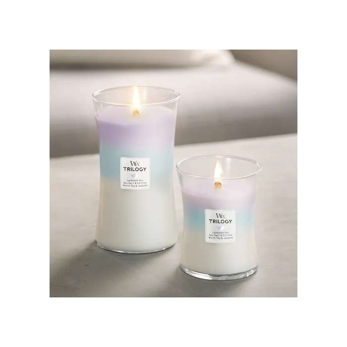 Calming Retreat WoodWick Trilogy Candle