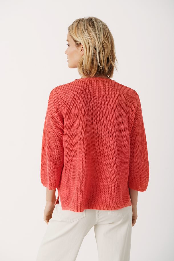 PART TWO NETRONAPW KNITTED PULLOVER - APRICOT