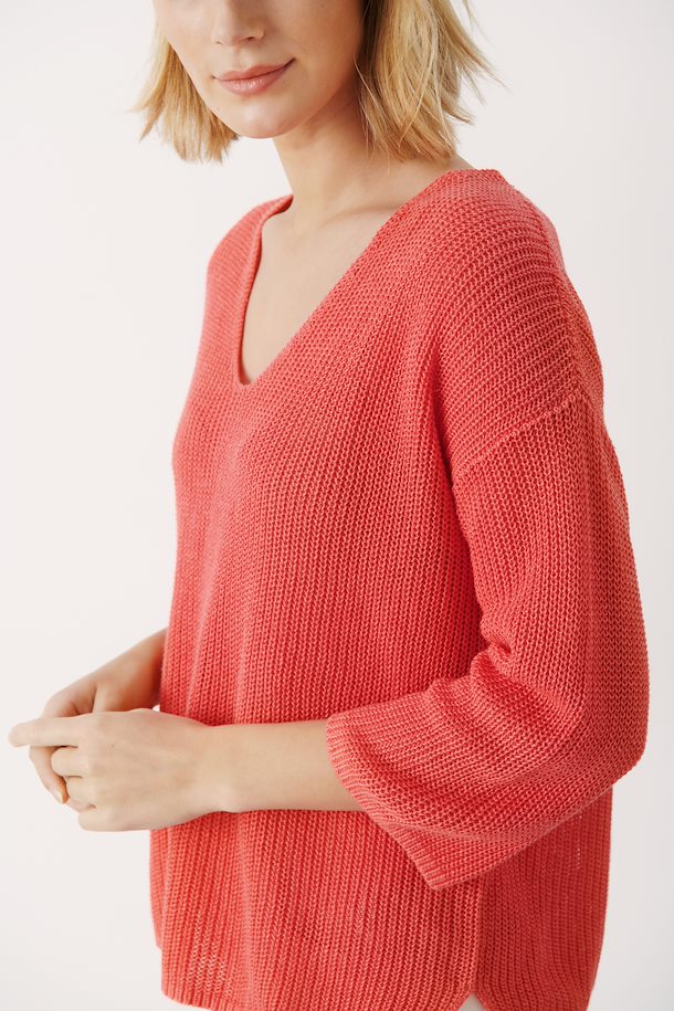 PART TWO NETRONAPW KNITTED PULLOVER - APRICOT