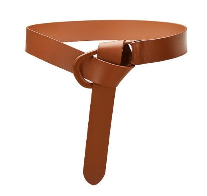 Smooth Faux Leather Belt