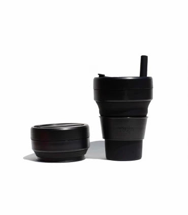 Stojo Collapsible Cup 16oz - Black