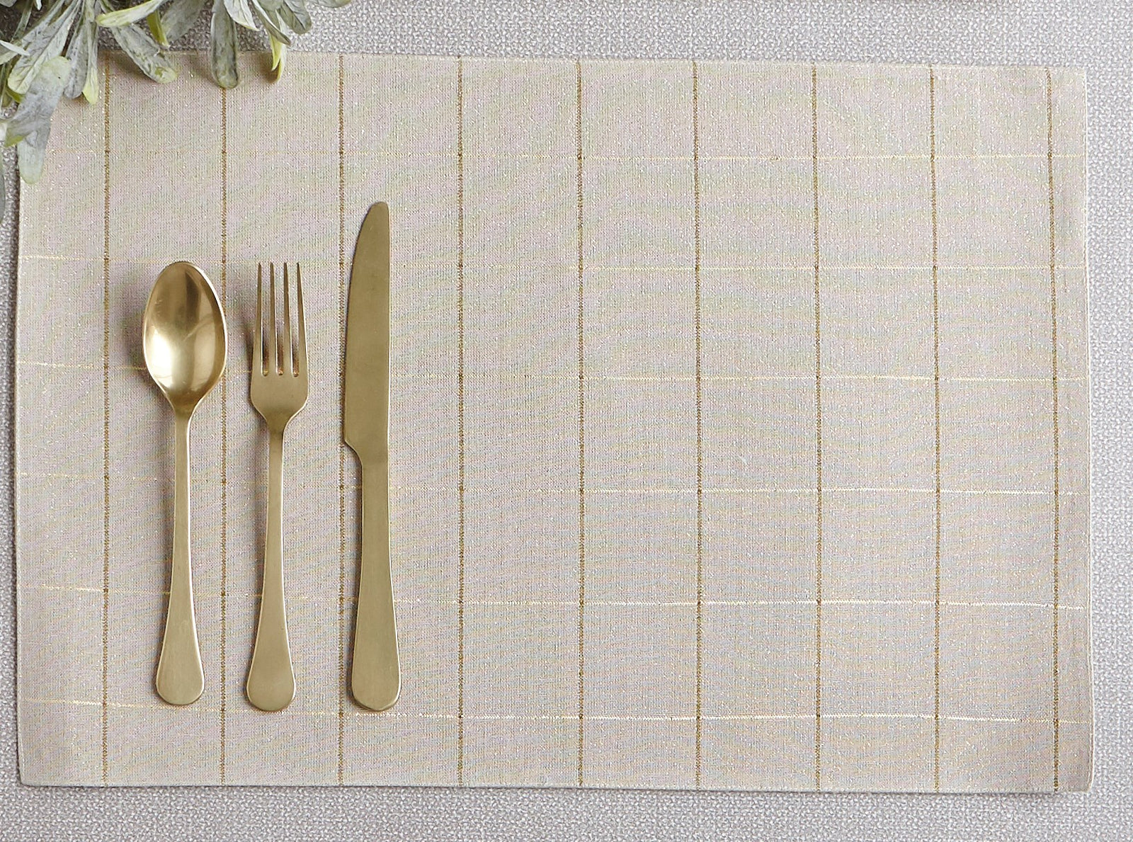 Napperon brilliant soft check