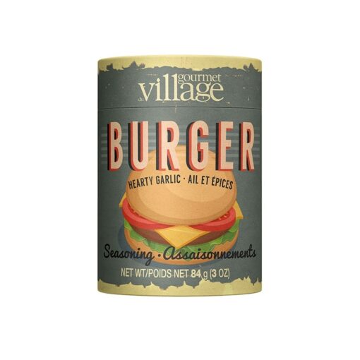 BURGER HEARTY GARLIC SEASONING CANISTER