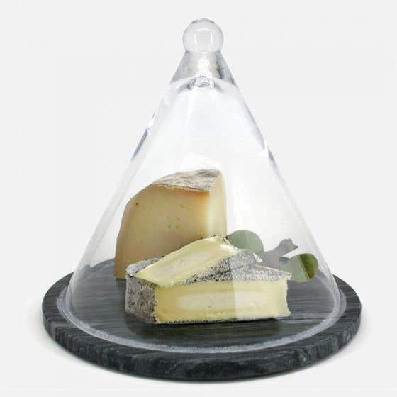 Natural Living Cheese Board & Dome