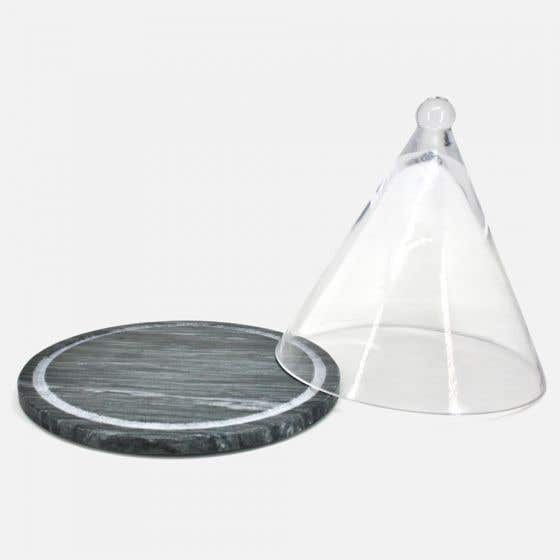 Natural Living Cheese Board & Dome