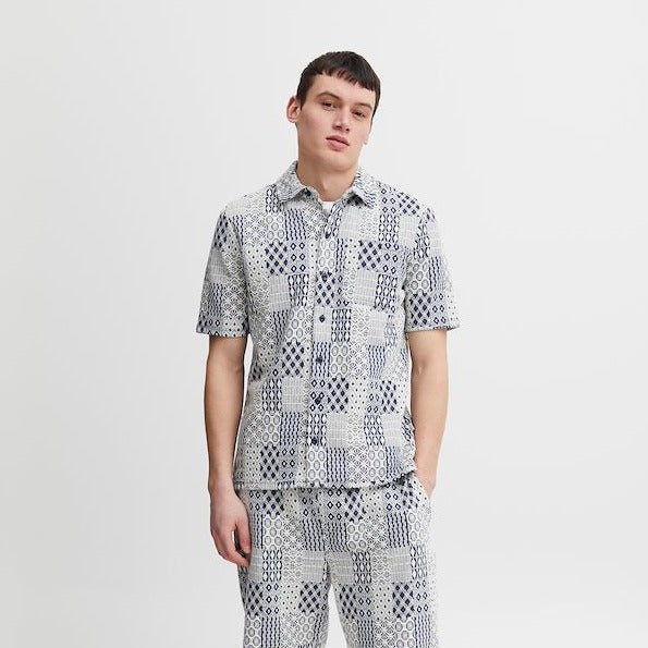 Casual Friday Sebastian Patchwork Sweatshirt