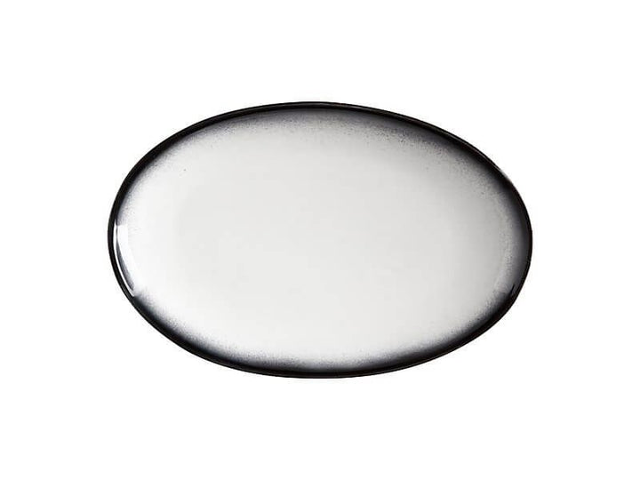 Maxwell & Williams Caviar Granite Platter, Oval, Plat de service, Premium Ceramic, Granite, 35 x 25 cm, AX0261