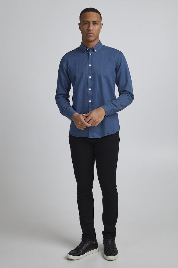 CASUAL FRIDAY LONG SLEEVED ANTON DENIM SHIRT