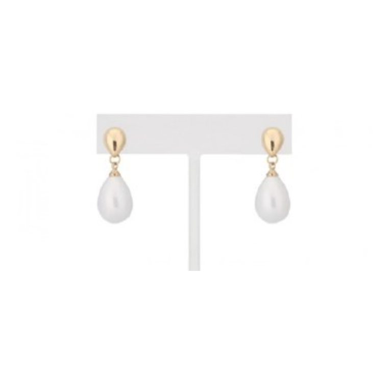 Caracol Drop Pearl Earring