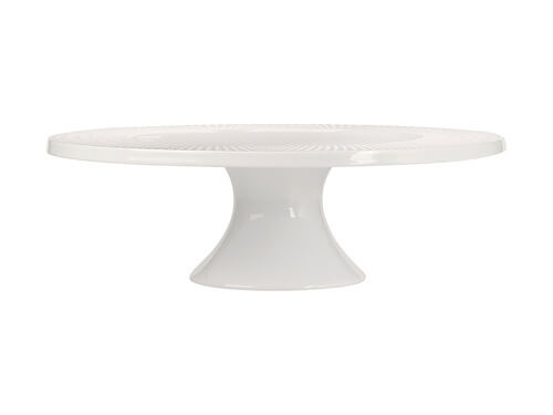 Maxwell & Williams White Basics Diamonds Footed Cake Stand - 30cm