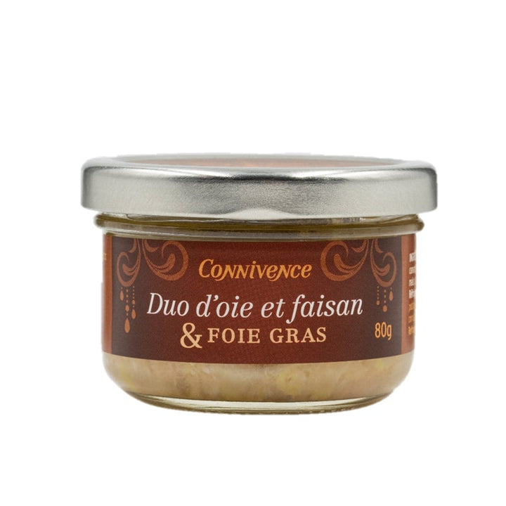 TERRINE D'OIE ET DE FAISAN & FOIE GRAS