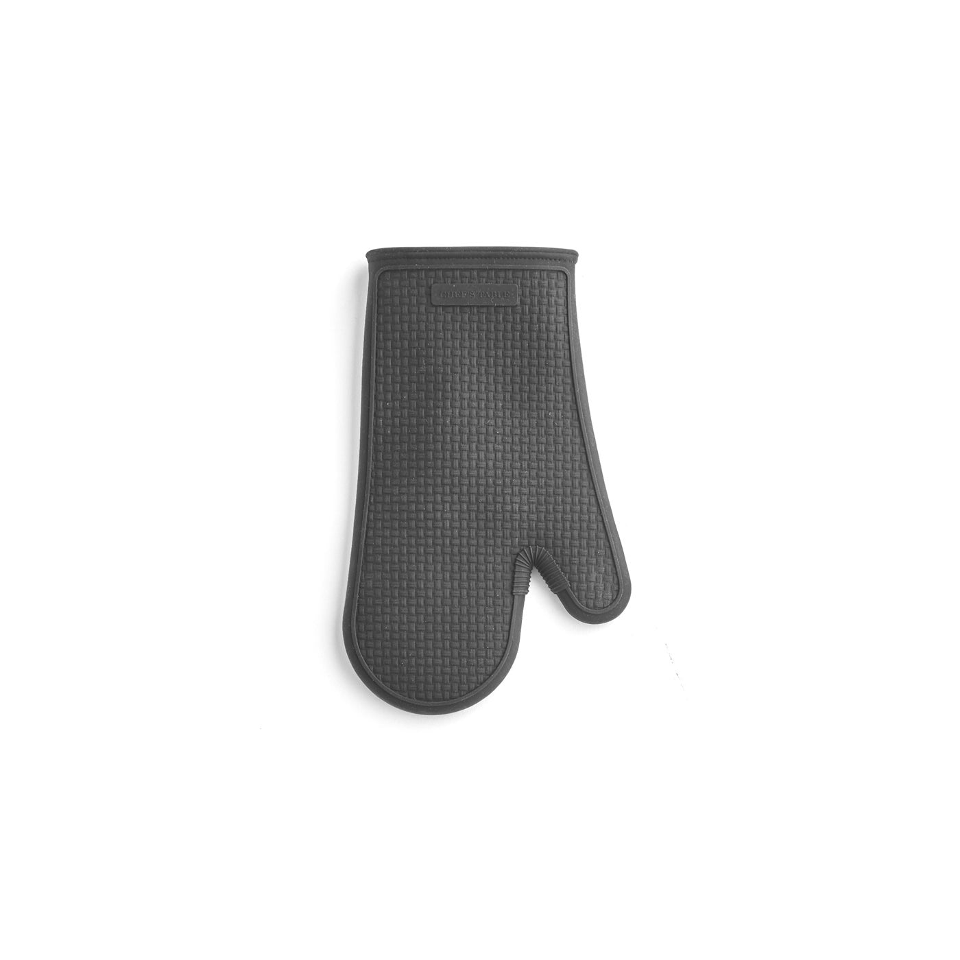 Harman Textured Silicone Black Oven Mitt