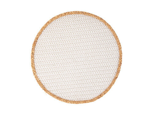 Maxwell & Williams Table Accents Placemat Round White Natural