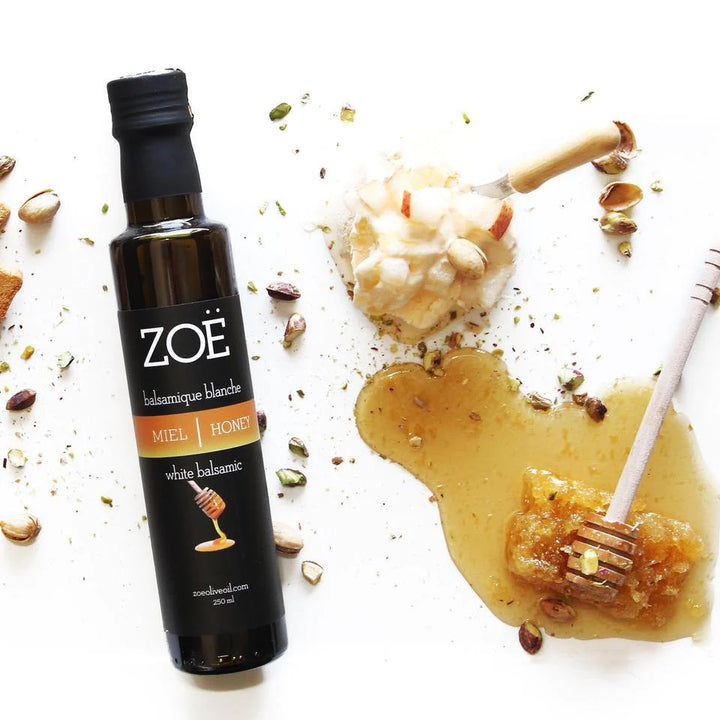 Zoe Honey Infused White Balsamic Vinegar