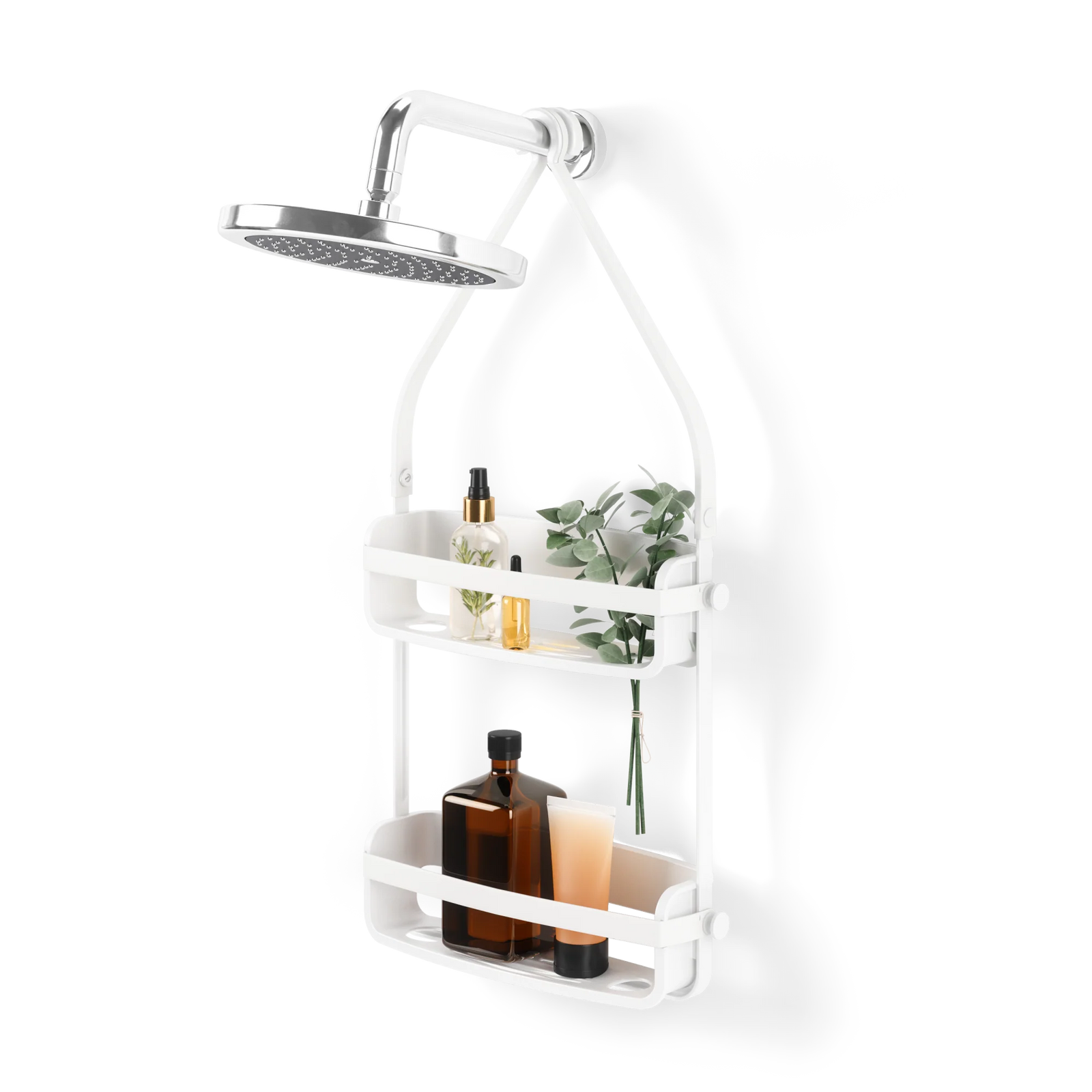 UMBRA FLEX SHOWER CADDY - WHITE
