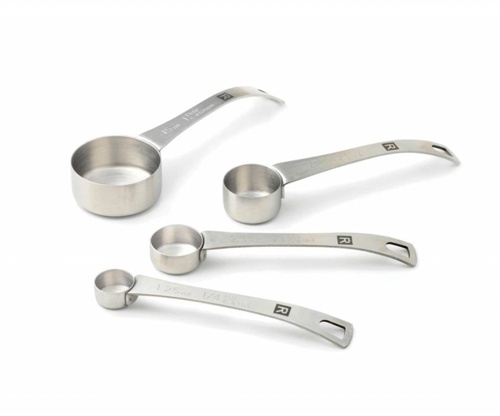 RICARDO SET OF 4 STAINLESS STEEL MEASURING SPOONS