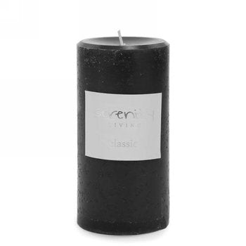 Large Candle Serenity Black