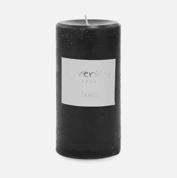 Serenity Large Candle Grey