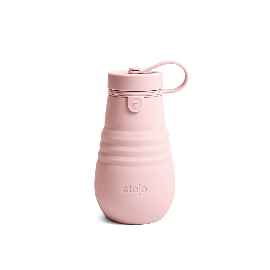 Stojo Collapsible Water Bottle – Pink
