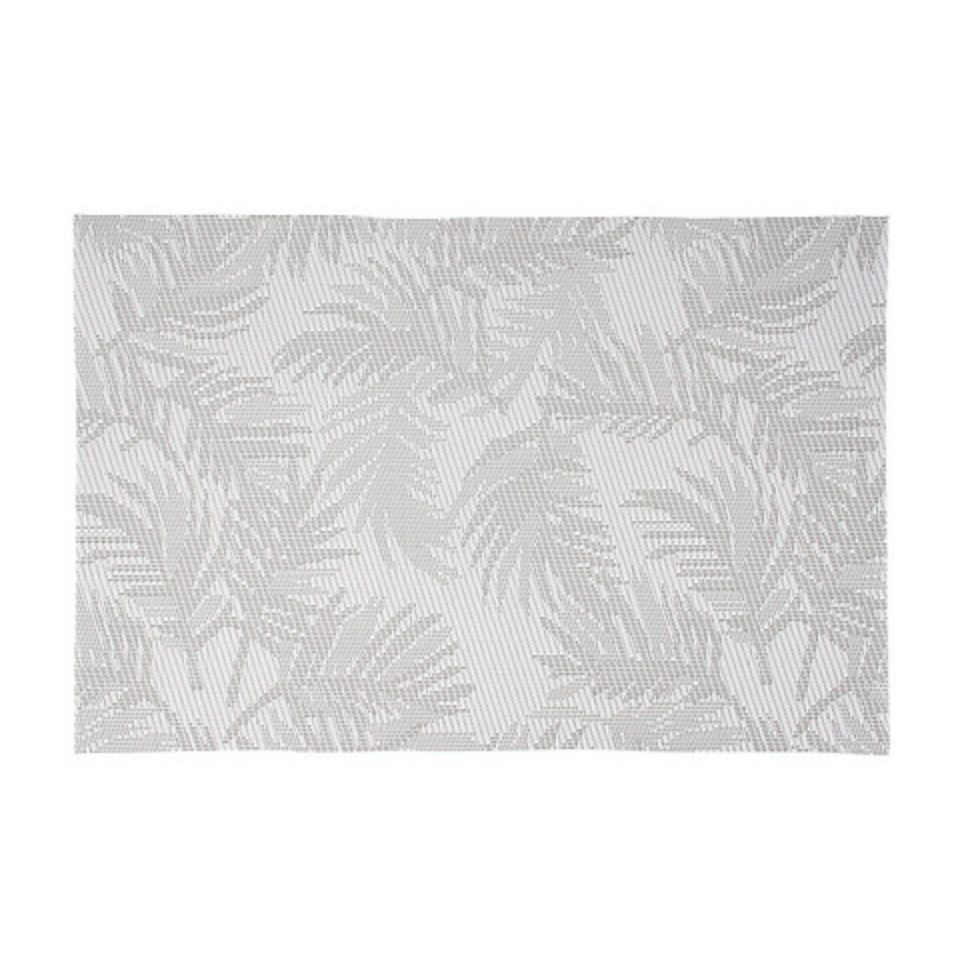Maxwell & Williams Table Accents Placemat Frond Silver White