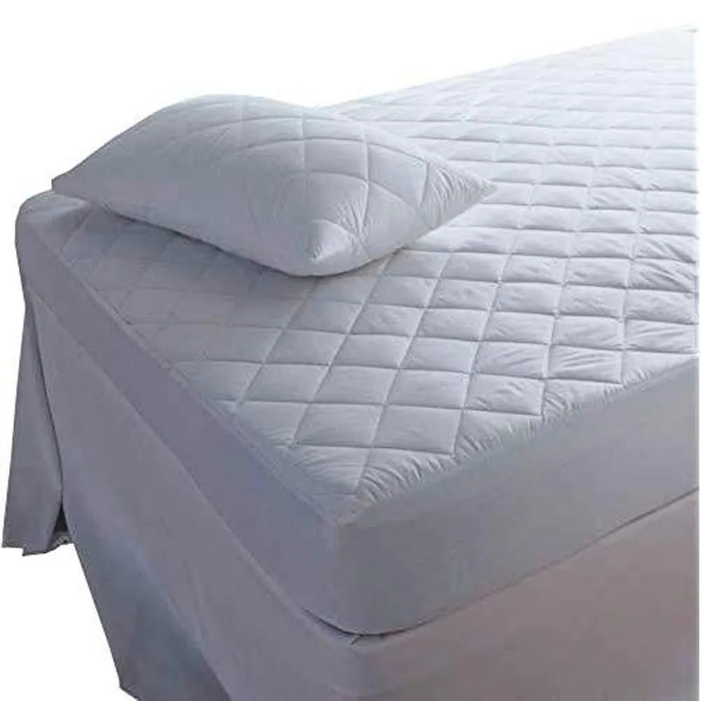 Australian Wool-Filled Quilted Mattress Pad King