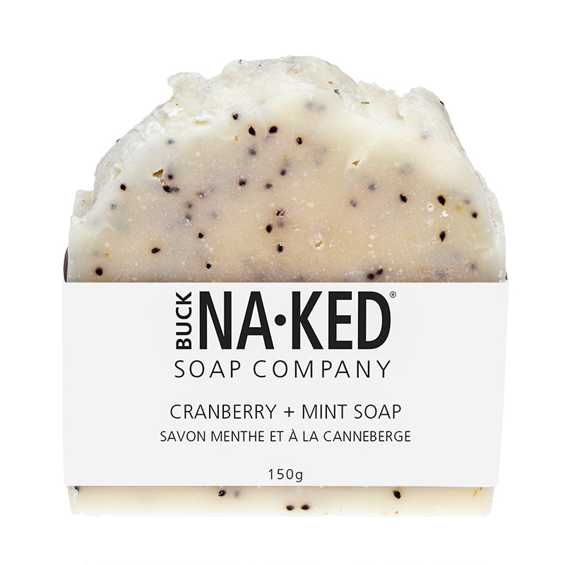 BUCK NAKED CRANBERRY & MINT SOAP - 150g