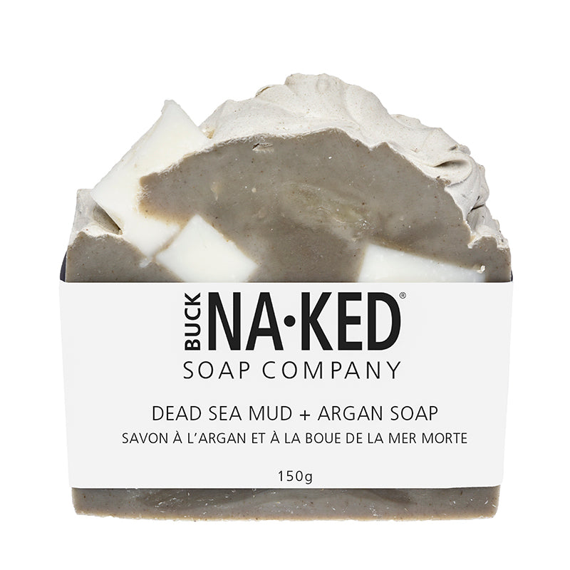 BUCK NAKED DEAD SEA MUD & ARGAN SOAP - 150g
