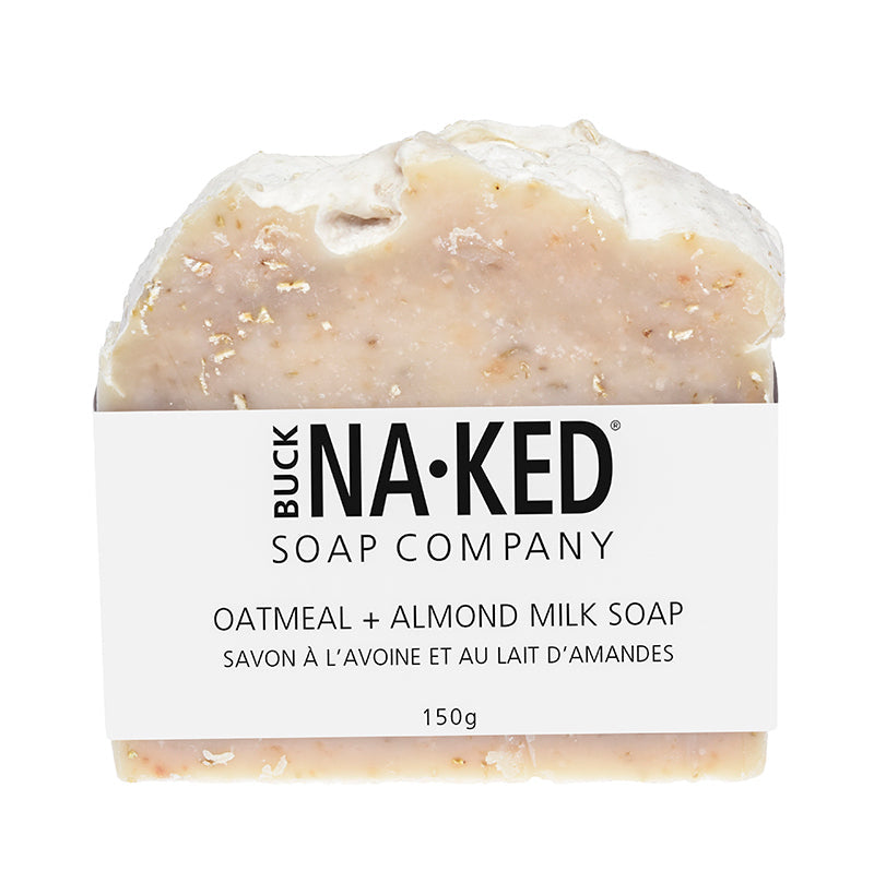 BUCK NAKED OATMEAL & ALMOND MILK SOAP - 150g