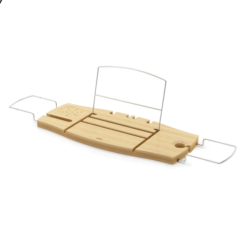 UMBRA AQUALA BATHTUB CADDY NATURAL