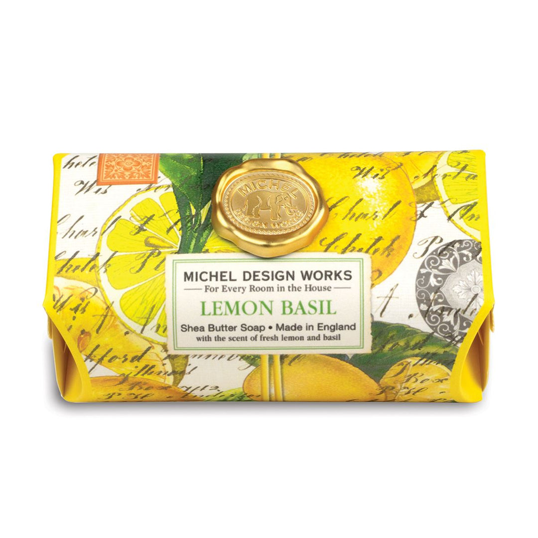 Michel Design - Grand savon de bain au citron et au basilic