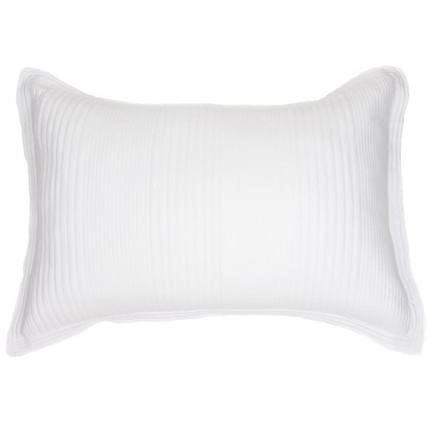 SUITE WHITE QUILTED PILLOW SHAM