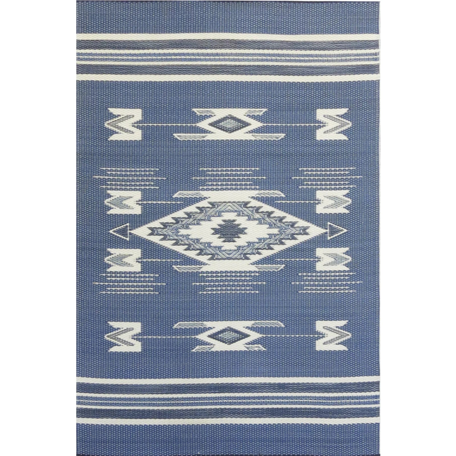 Avocado Decor Navajo Blue 5'x8'