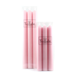 TWILIGHT 10'' SAND PINK CANDLES