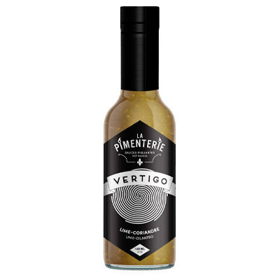 LA PIMENTERIE - SAUCE CHAUDE VERTIGO LIME/CORIANDRE 148 ml